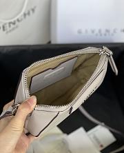 Givenchy Mini Antigona Leather Bag White 9981-4 Size 18 x 13 x 7 cm - 2