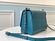 Louis Vuitton Epi Leather Twist MM Blue M50282 Size 23 x 17 x 9.5 cm  - 6