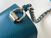 Louis Vuitton Epi Leather Twist MM Blue M50282 Size 23 x 17 x 9.5 cm  - 4