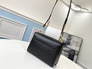 Louis Vuitton Twist Handbag Black/White M50280 Size 23 x 18 x 8 cm  - 4