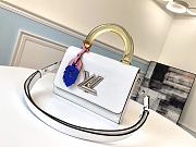 Louis Vuitton Twist Handbag Leaf White M50282 Size 23 x 18 x 8 cm  - 1