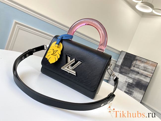 Louis Vuitton Twist Handbag Leaf Black M50282 Size 23 x 18 x 8 cm - 1