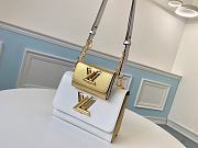 Louis Vuitton Twist Handbag White M50280 Size 23 x 18 x 8 cm  - 1