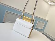 Louis Vuitton Twist Handbag White M50280 Size 23 x 18 x 8 cm  - 2