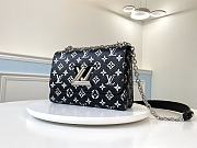 Louis Vuitton Twist Handbag Snake Print M50282 Size 23 x 17 x 9.5 cm  - 1