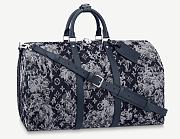 LV Keepall Bandouliere Monogram Tapestry canvas 50 M57285 Size 50 x 29 x 23 cm  - 5