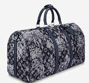 LV Keepall Bandouliere Monogram Tapestry canvas 50 M57285 Size 50 x 29 x 23 cm  - 4