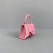 Balenciaga Hourglass Bag Mini Pink 92941 Size 11.5 x 14 x 4.5 cm - 4