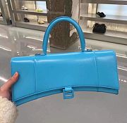 Balenciaga Hourglass Crocodile Blue 92945 Size 6 x 15 x 35 cm  - 1