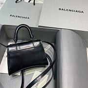 Balenciaga Hourglass Mini Plain Black With Gold Buckle Size 11.5 x 14 x 4.5 cm - 5