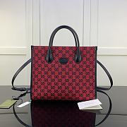 Gucci GG Small Tote Bag Red 659983 Size 31 x 26.5 x 14 cm - 1