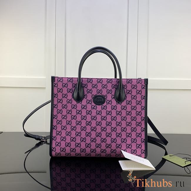 Gucci GG Small Tote Bag Pink 659983 Size 31 x 26.5 x 14 cm - 1