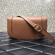 Valentino V Logo Retro Saddle Bag Brown 2009 Size 26.5 x 9 x 16 cm - 2