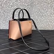 Valentino Escape Calfskin Small Shopping Bag Pink 0770 Size 31 x 25 x 15 cm - 4