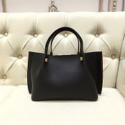 Valentino Garavani Small Pebbled Calfskin Black 2070 Size 31 x 25 x 15 cm - 6