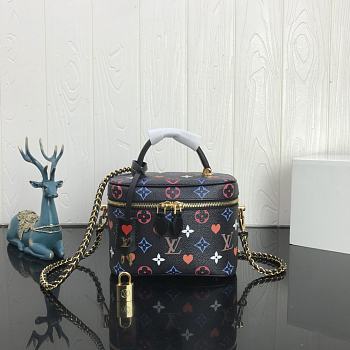 Louis Vuitton LV Vanity PM Monogram Black Poker M45165 Size 19 x 13 x 11 cm