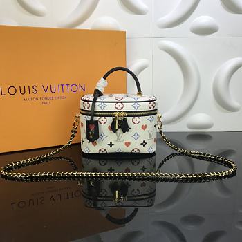 Louis Vuitton LV Vanity PM Monogram White Poker M45165 Size 19 x 13 x 11 cm