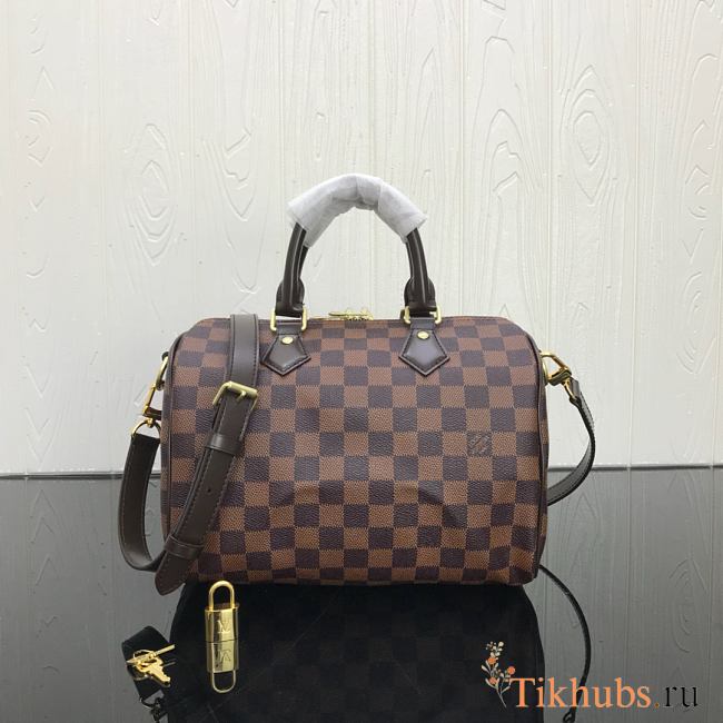 Speedy Bandoulière 25 Damier Ebene N41368 Size 25 x 19 x 15 cm - 1