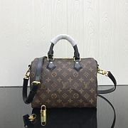 Louis Vuitton Speedy Bandouliere 25 Black Leather M41113 Size 25 x 19 x 15 cm - 1