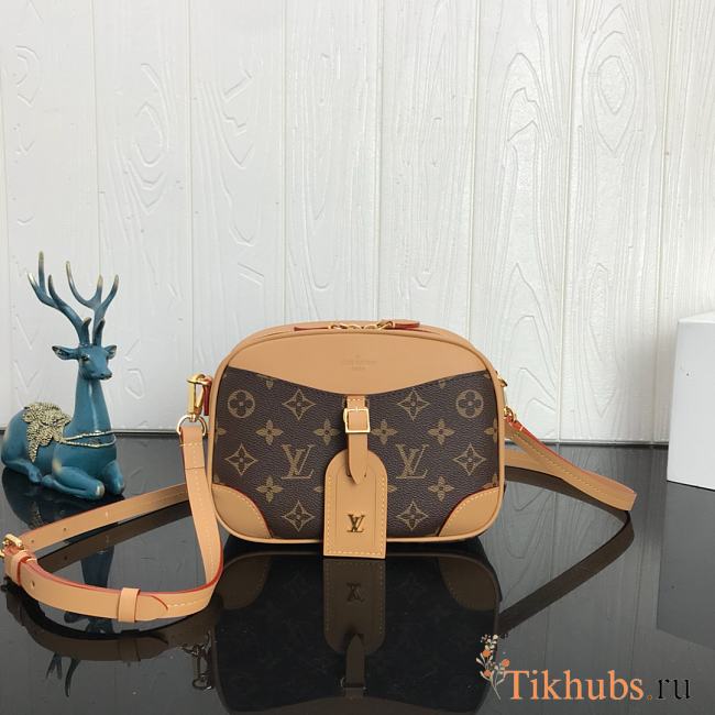 Louis Vuitton Monogram Canvas Deauville Mini Bag M45528 Size 22 x 15 x 7 cm - 1