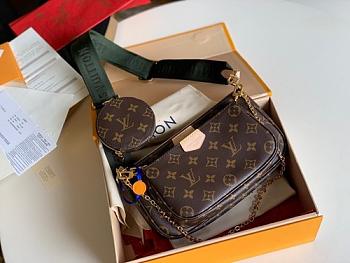 LV Monogram Multi Pochette Accessoires Green M44840