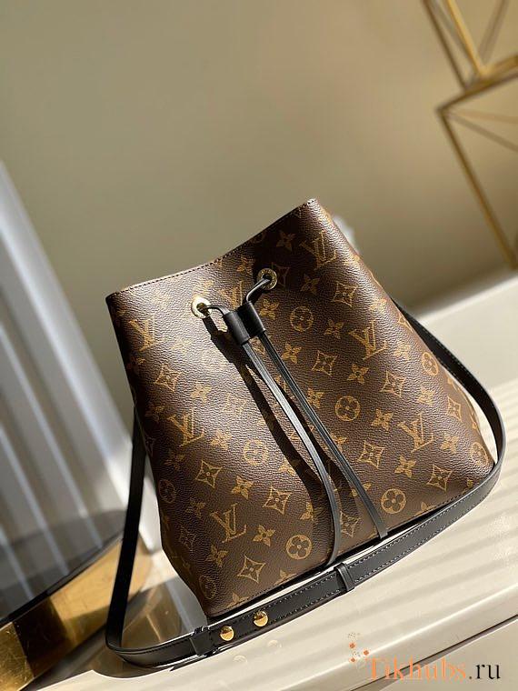 LV Original Néonoé Bucket Bag Black M44020 Size 26 x 26 x 17.5 cm - 1