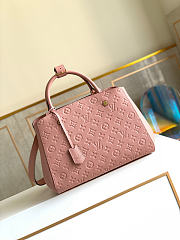 LV Montaigne MM Monogram Medium Cherry Powder M44311 Size 33 × 23 × 15 cm - 1