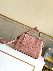 LV Montaigne MM Monogram Small Cherry Powder M44123 Size 29 x 20 x 13 cm - 1