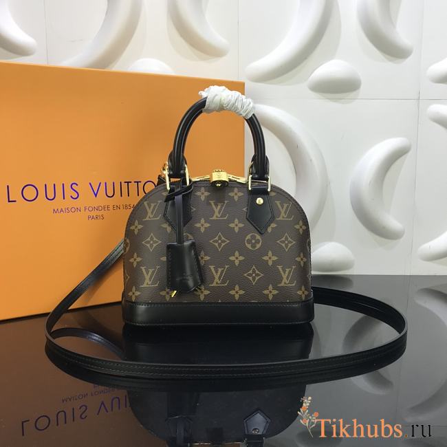 Louis Vuitton Alma PM Damier Ebene N41221 Size 23.5 x 17.5 x 11.5 cm - 1