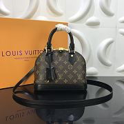 Louis Vuitton Alma PM Damier Ebene N41221 Size 23.5 x 17.5 x 11.5 cm - 1