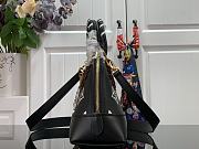 LV Crafty Alma PM Bag Black Silk Screen M44829 Size 25 x 18 x 12 cm - 5