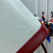 LV Alma BB Handbag White Fight Red M40301 Size 23.5 x 17.5 x 11.5 cm - 3