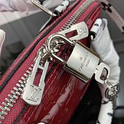 LV Alma BB Handbag Red M90447 Size 23.5 x 17.5 x 11.5 cm - 4