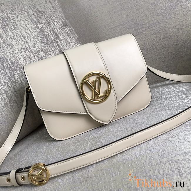 LV Pont 9 Milky White M55950 Size 23 x 15 x 8 cm - 1