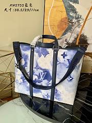 LV New Tote GM Monogram Other in Blue M45755 Size 38.5 x 29 x 11 cm - 1