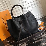 Louis Vuitton Girolata Bag Mahina Leather Black M54402 Size 44 x 27 x 12 cm - 1