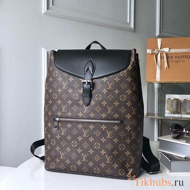 Louis Vuitton Palk Monogram Macassar Canvas M40637 Size 35 x 45 x 15 cm - 1