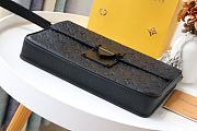 LV S Lock A4 Pouch Monogram Macassar Black M80560 Size 27 x 21 x 3.5 cm - 2