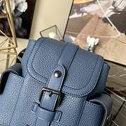 LV Christopher XS Taurillon Leather in Blue M58495 Size 14 x 19.5 x 5 cm - 5