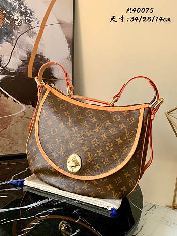  Louis Vuitton Tulum Monogram Canvas Purse M40075 Size 34 x 28 x 14 cm