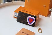 LV Key Pouch Monogram Accessories M62650 Size 12 x 7 cm - 6