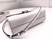 Louis Vuitton Grenelle Pochette Bag Epi White M55978 Size 23.5 x 16 x 8 cm - 4