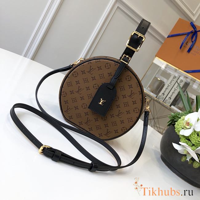 Louis Vuitton Petite Boite Chapeau Monogram Reverse M43510 Size 17.5 x 16.5 x 7.5 cm - 1