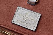 Louis Vuitton Fold Tote MM Embossing White M45409 Size 23 x 28 x 19 cm - 2