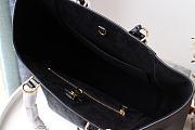 Louis Vuitton Fold Tote MM Embossing Black M45409 Size 23 x 28 x 19 cm - 3