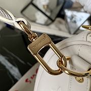 LV Speedy Bandoulière 22 Milk White M58736 Size 22x 19 x 13 cm - 2