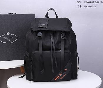 PRADA Backpack Black 1BZ031 Size 37 x 35 x 15 cm