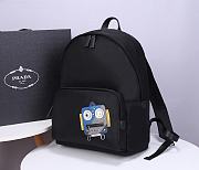 PRADA Backpack Black 2VZ065 Size 30 x 40 x 20 cm - 3