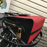 PRADA Handle Bag Black/Red 1BA046 Size 30 × 23 × 15 cm - 5