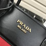 PRADA Handle Bag Black/Red 1BA046 Size 30 × 23 × 15 cm - 2